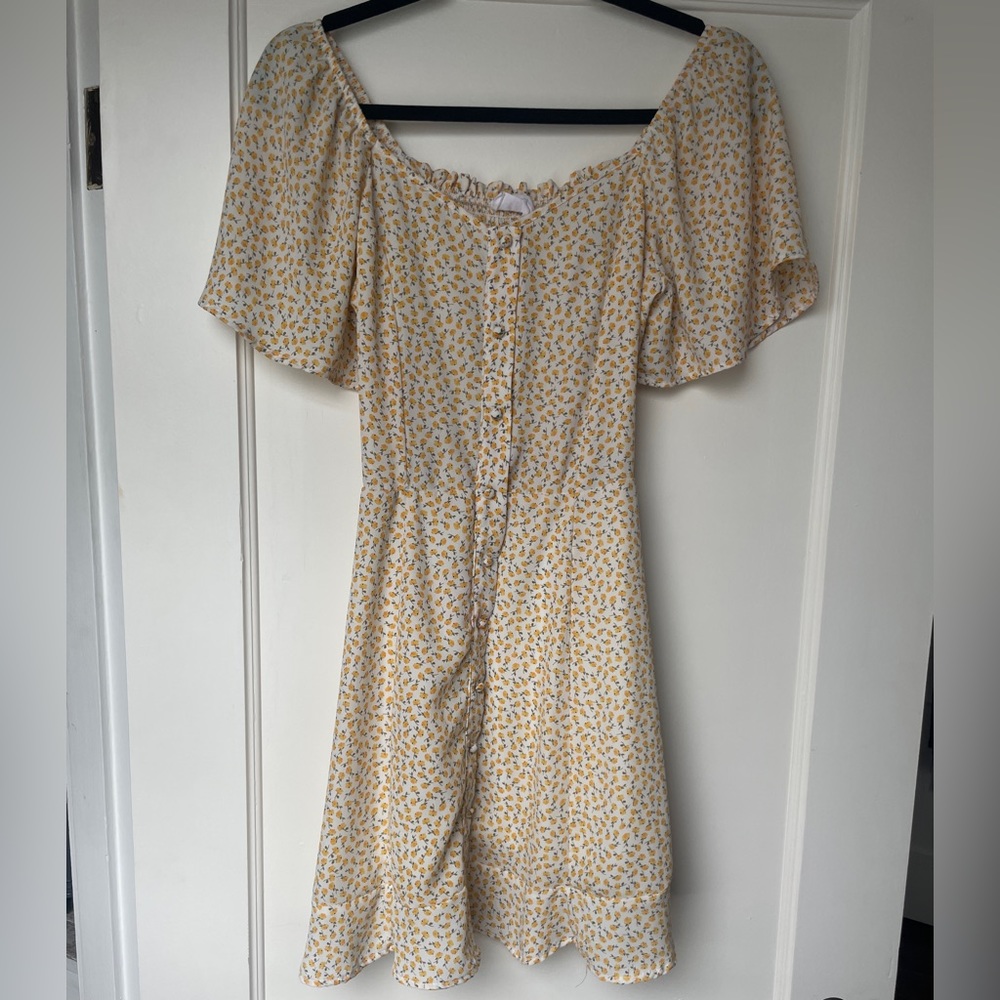 Sienna sky flouncy sun dress
